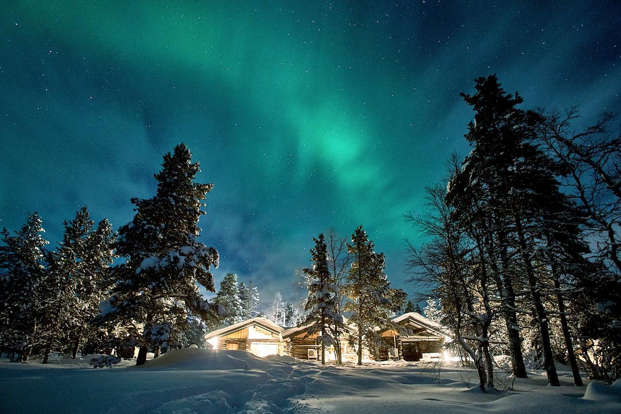 Polar Aurora Cabins Saariselka Esterno foto